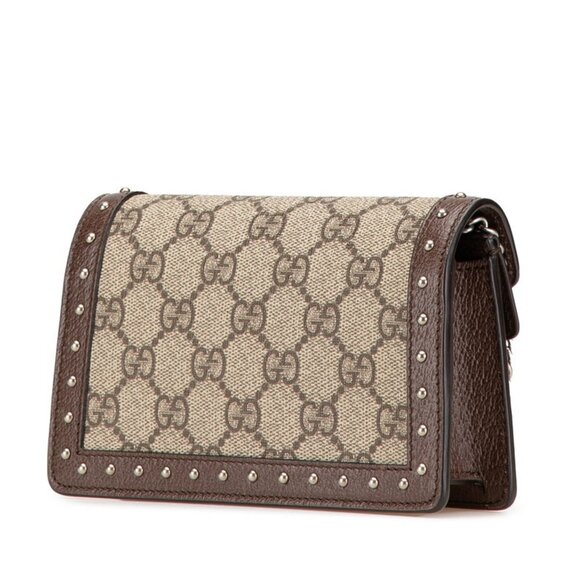 GUCCI Brown Leather Shoulder Bag - Picture 2 of 9